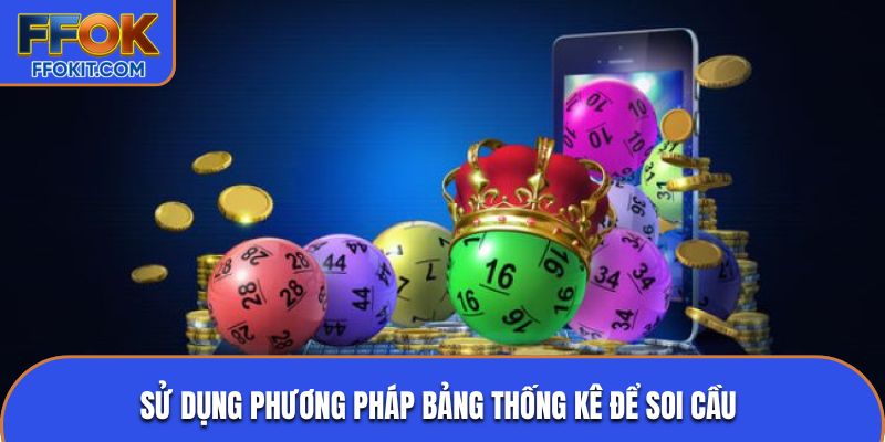 Sử dụng phương pháp bảng thống kê để soi cầu 